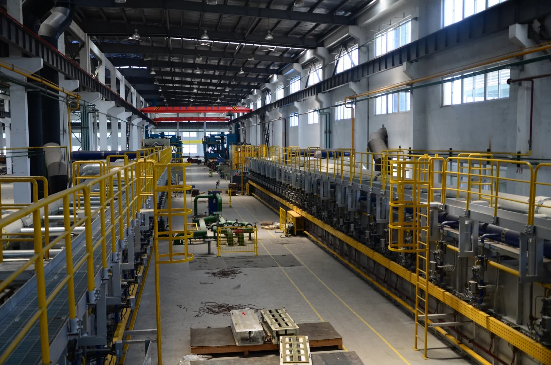 Equipment and work areas inside our production workshop