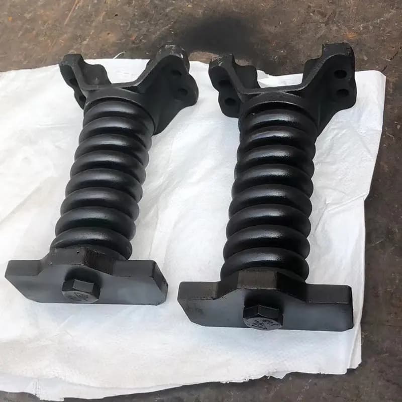 Track adjuster and recoil spring assembly view