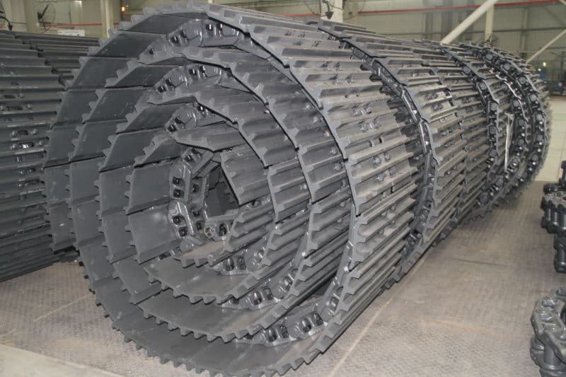 Excavator complete track group product view